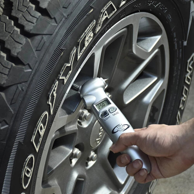 Four-in-One Tire Pressure Gauge