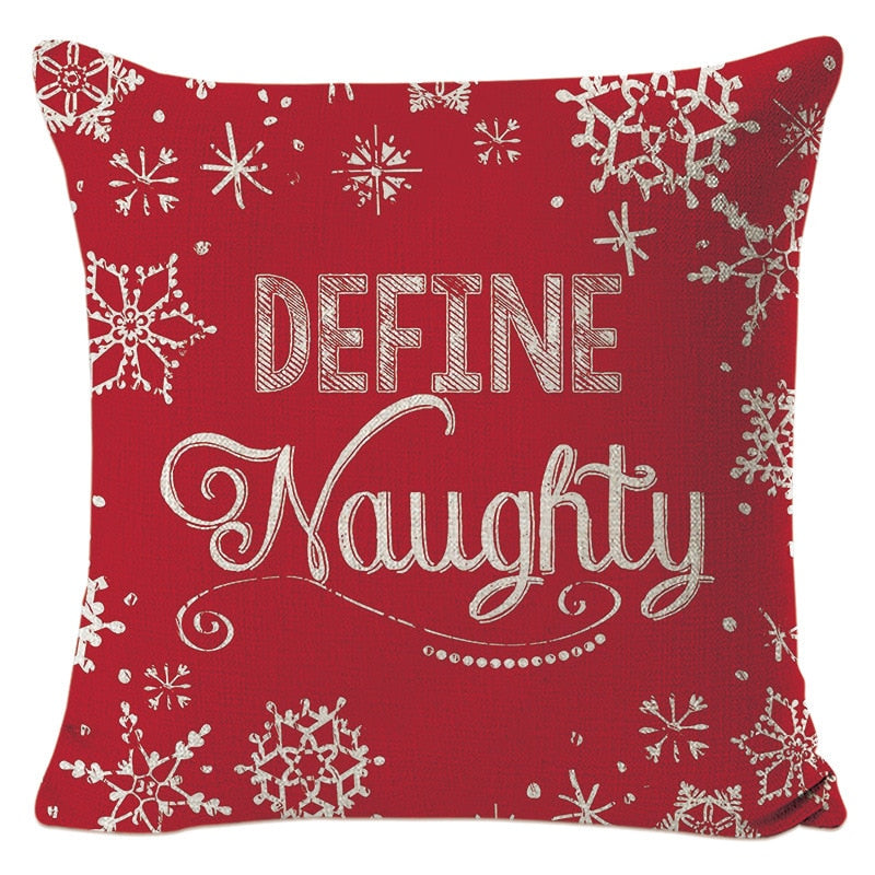 45cm Christmas Cushion Cover Merry Christmas Decor For Home Sofa 2022 Christmas Ornament Pillowcase Natal Navidad 2023 New Year
