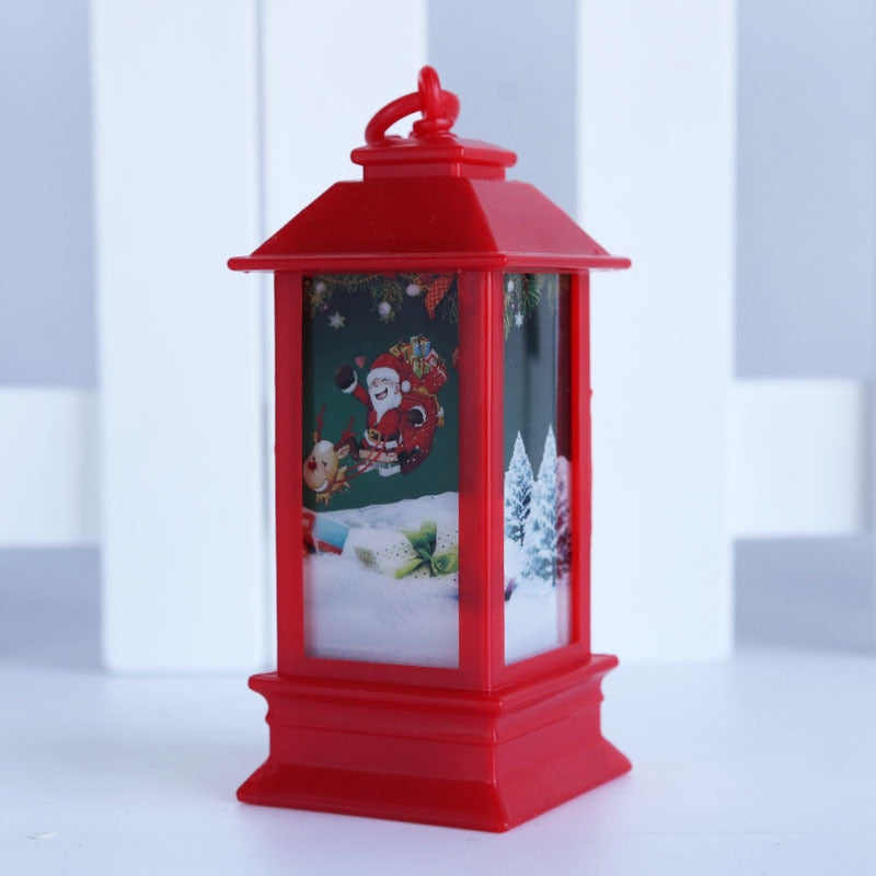 Santa Claus Snowman Lantern Light Merry Christmas Decor For Home Christmas Tree Ornament Xmas Gifts Navidad New Year