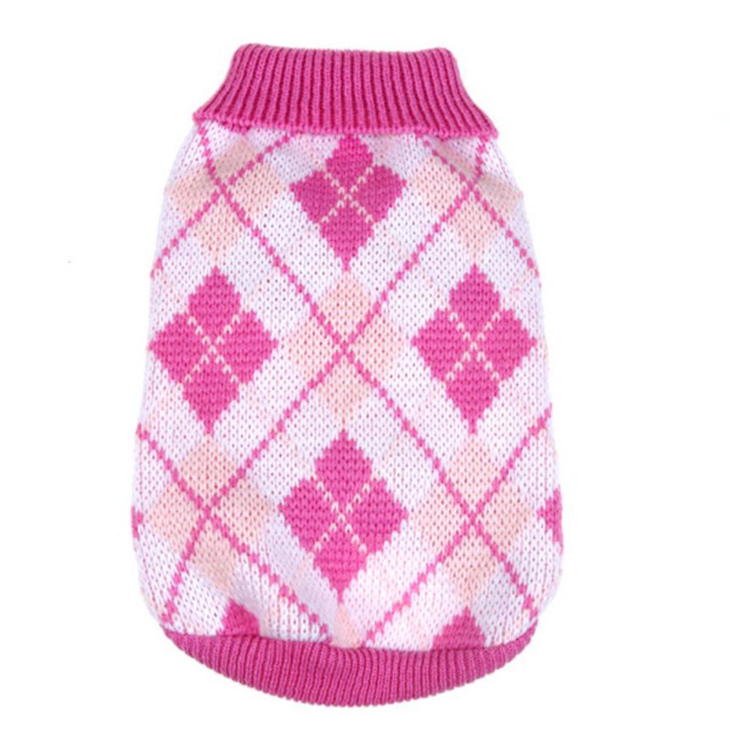 1Pc Winter Dog Sweater Small Dog Clothes Puppy Sweater For Pet Dog Knitting Crochet Cloth Christmas Dog Sweater Decoration
