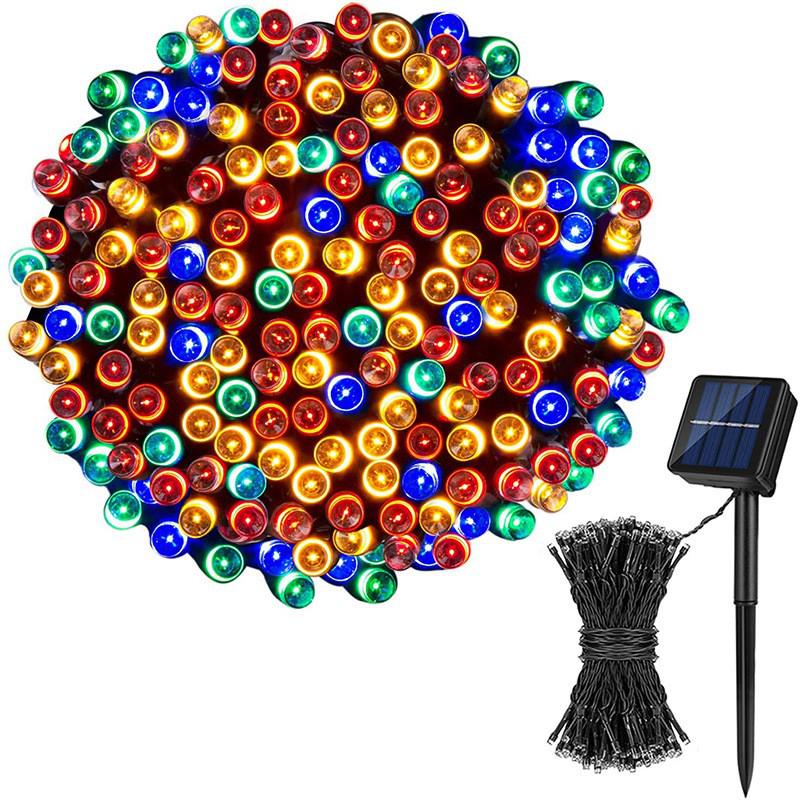 Solar String Fairy Light LED Waterproof Outdoor 22M/32M Garland Solar Power Street Lamp Festoon Christmas Party For Garden Decor