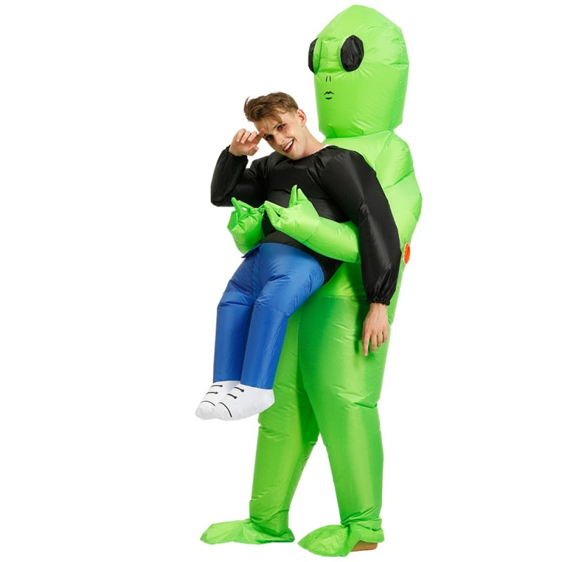 Adult Kids Alien Inflatable Costume