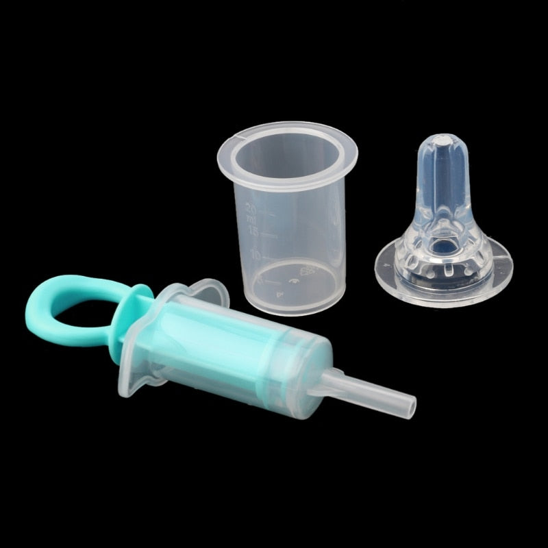 Baby kids smart medicine dispenser Needle Feeder Squeeze Medicine Dropper Dispenser Pacifier Feeding Utensils