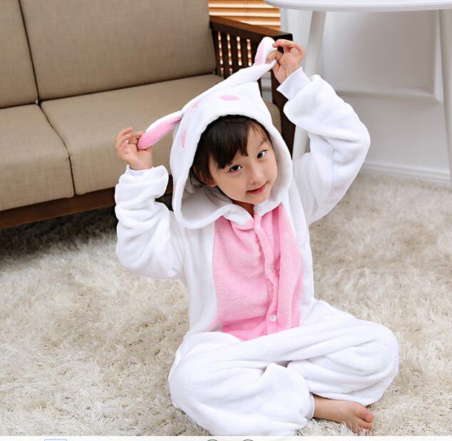 Kids Onesie Kigurumi Children Full Body Pajama Cartoon Girls Boys One-Piece Pyjamas Anime Jumpsuit Halloween Cosplay Costume