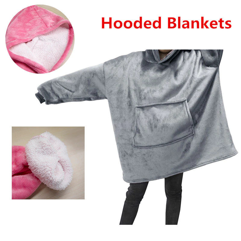 Unisex Winter Hoodies Warm - Long Hoody Oversized Sweatshirt