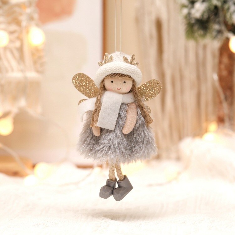 Merry Christmas Decorations For Home Christmas Angel Doll Xmas Navidad Noel Gifts Christmas Ornament New Year