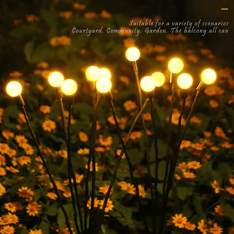 Solar LED Light Garden Decor Firework - Powered Firefly Light Garden Lights Christmas Decor