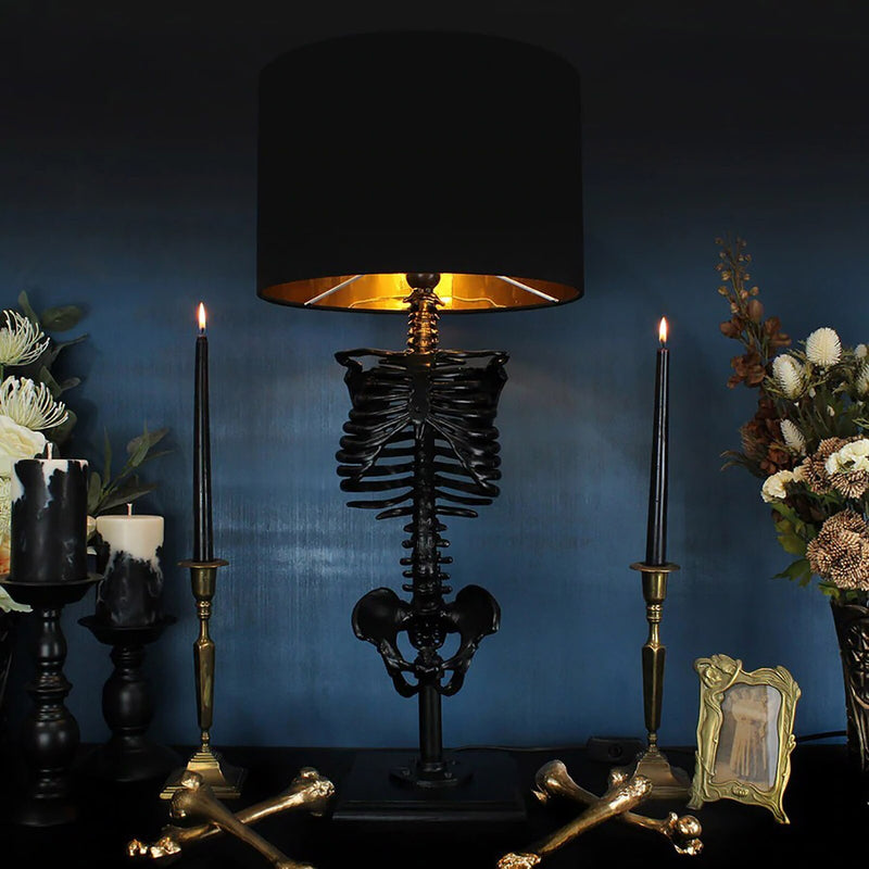 2022 New Skeleton Table Lamp Creative Vintage Table Lamp Halloween Decoration Horror Atmosphere Lamp Night Light