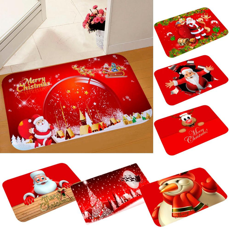 Santa Claus Carpet Christmas Doormat Merry Christmas Decorations For Home 2022 Xmas Navidad Natal Gifts Happy New Year 2023