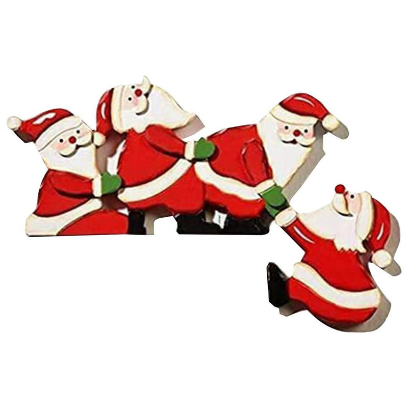 Creative Santa Claus Snowman Wooden Christmas Door Frame Door Corner Ornaments Xmas Door Merry Christmas Home Decor