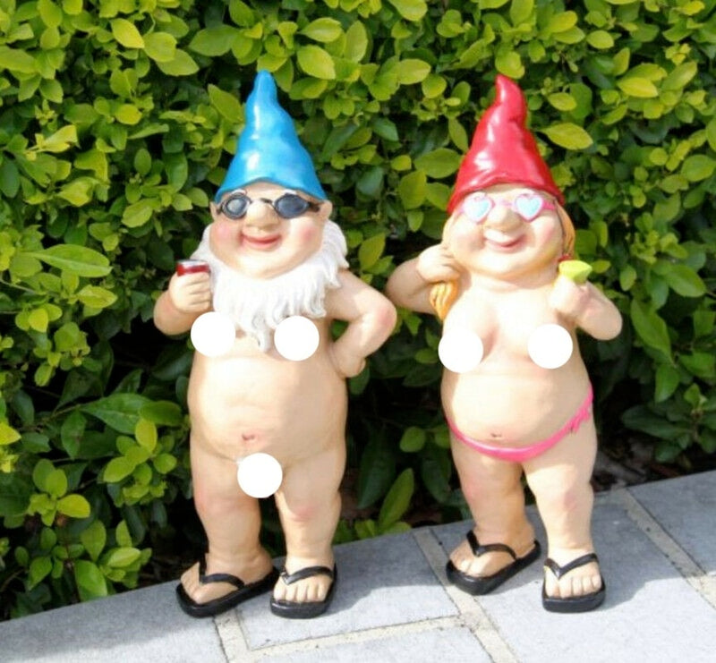 Nude Statuary Naked Funny Gift Statue Decor Nudist High Quality Life Decoration  Garden Gnomes Naughty