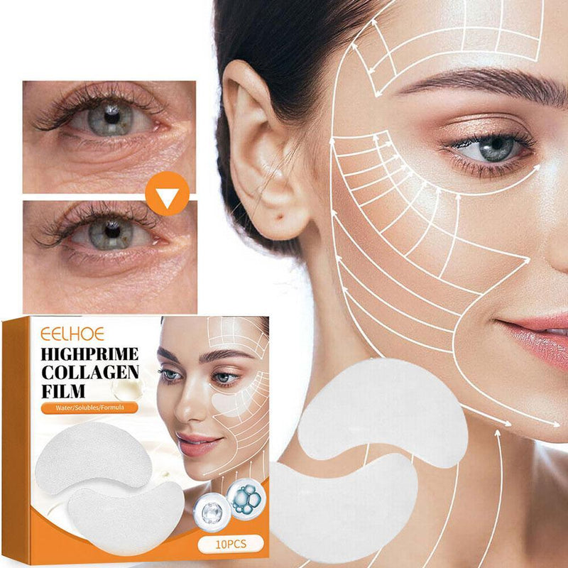 Collagen Soluble patches Film Anti Wrinkles Remove Dark Circles Nourish Mask Moisturizing Lift Firming Skin Eyes Care