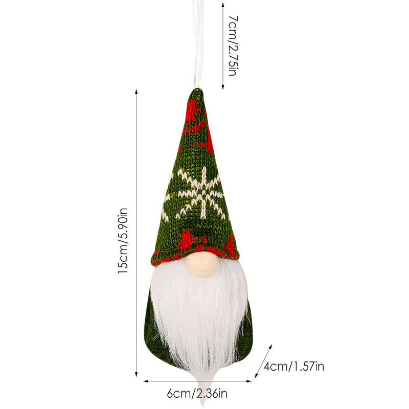 New Christmas Tree Pendant Mini Gnome Faceless Old Man Doll Ornament - Christmas Decoration Natal Noel Navidad