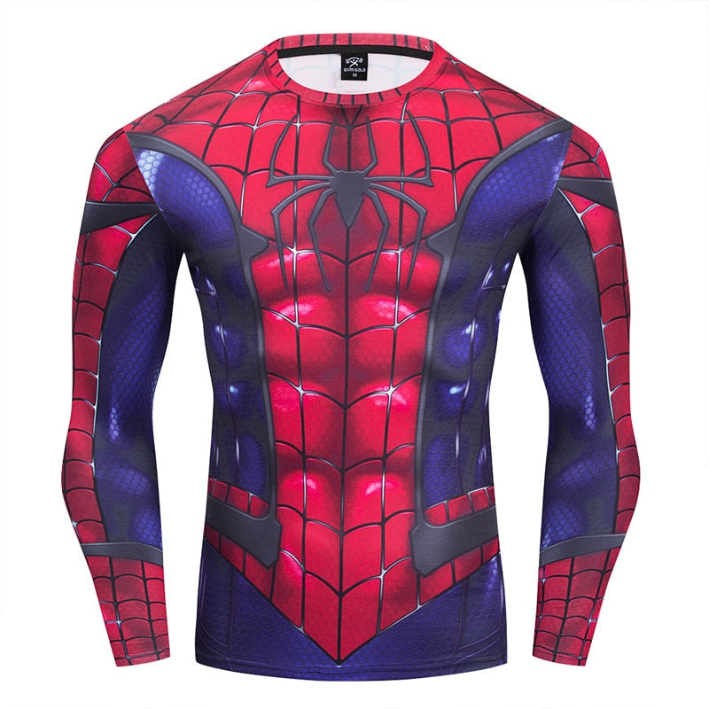 The Endgame Captain 3D Gedruckt Cosplay - Long Sleeve T Shirts