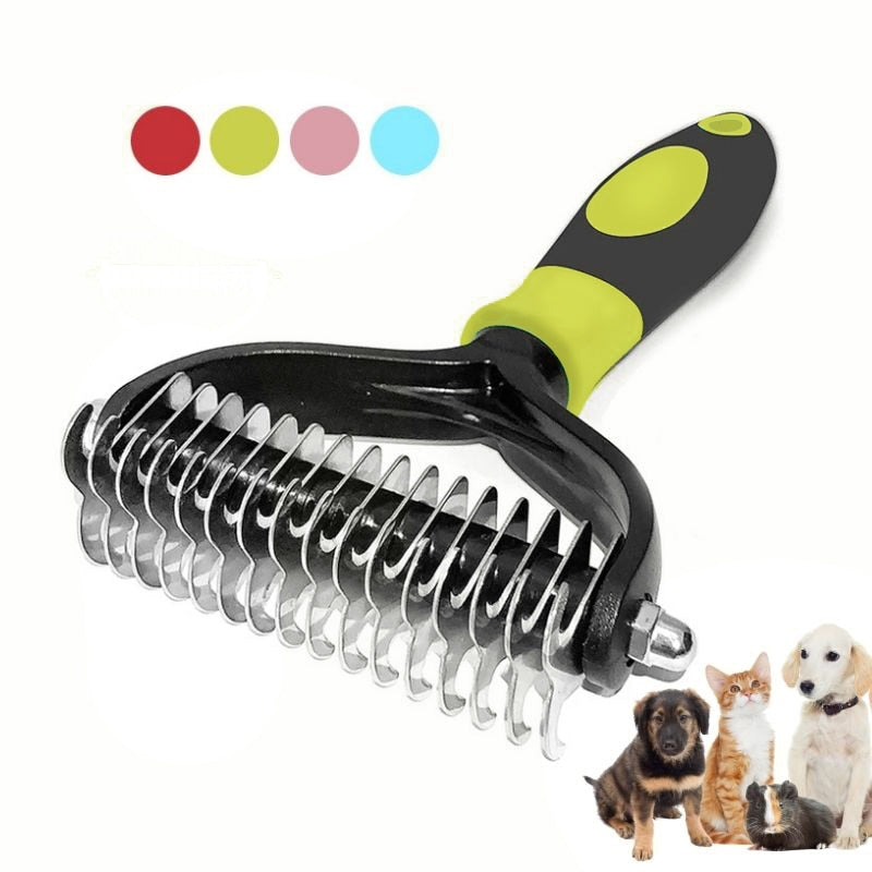 Pet Dog Hair Remover Dog Brush Stainless Steel Cat Comb Grooming and Care Hair Brush For Long Hair Curly Pets Dogs Accessories