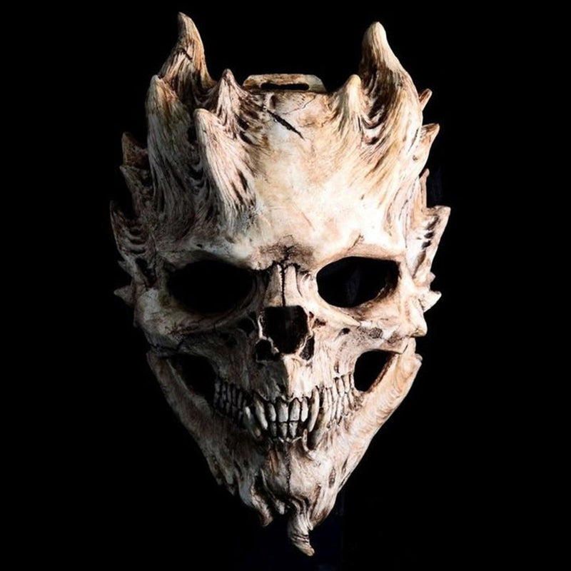 Horror Halloween Skeleton Mask Skull Warrior Mask Death Skull Mask Demon Skull Horror Party Masque Masquerade Masks