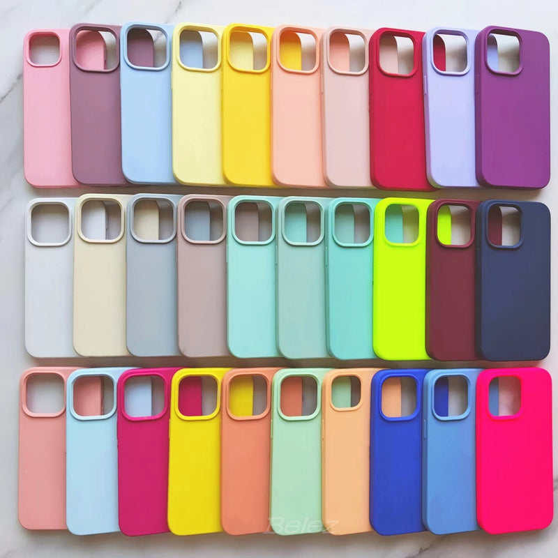 Luxury Original Silicone Case For Apple iPhone 14 Pro Max Official Case