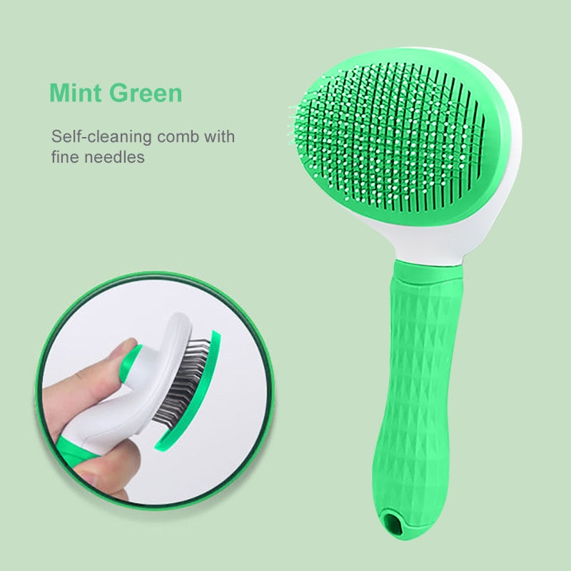Dog Hair Remover Brush Cat Dog Hair Grooming And Care Comb For Long Hair Dog Pet Removes Hairs Cleaning Bath Brush Dog Supplies