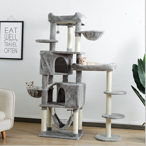 Coziest Cat Tree House Tower (Multiple Styles)