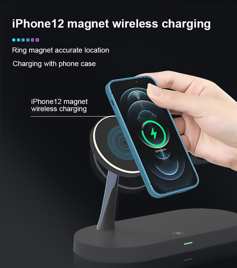 3-in-1 Wireless Charging Stand - Premium MagSafe Wireless Charger™