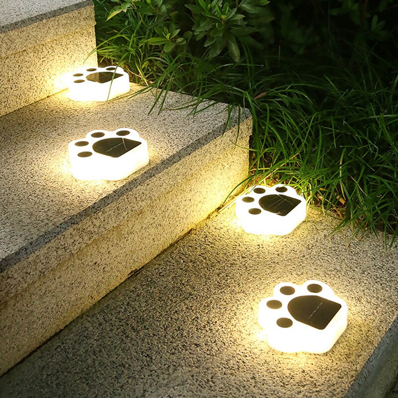 Solar Lights Solar Power Step Lights Outdoor Waterproof Led Lighting  Garden Lamp Decoration For Patio Stair Garden Yard Fence