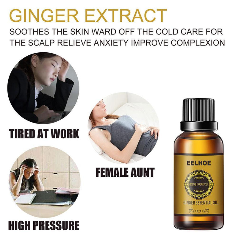 Belly Drainage Ginger Oil - Swell Reduction (6bottles 10ml)