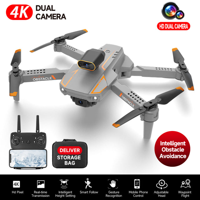 S91 4K Drone Profession Obstacle Avoidance Dual Camera RC Quadcopter Dron FPV 5G WIFI Long Range Remote Control Helicopter Toys