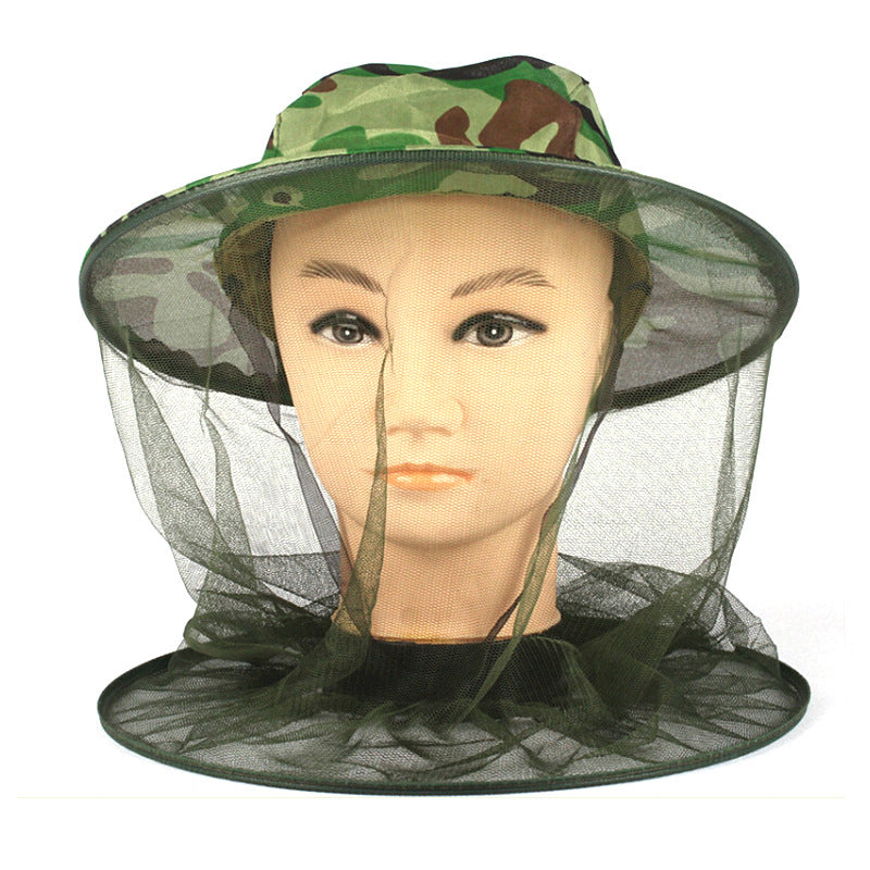 Unisex Fishing Hat Sun Cap - Insect Mosquito Net Mesh Face Fishing Hunting Protection Face Neck Cover Fishing Cap